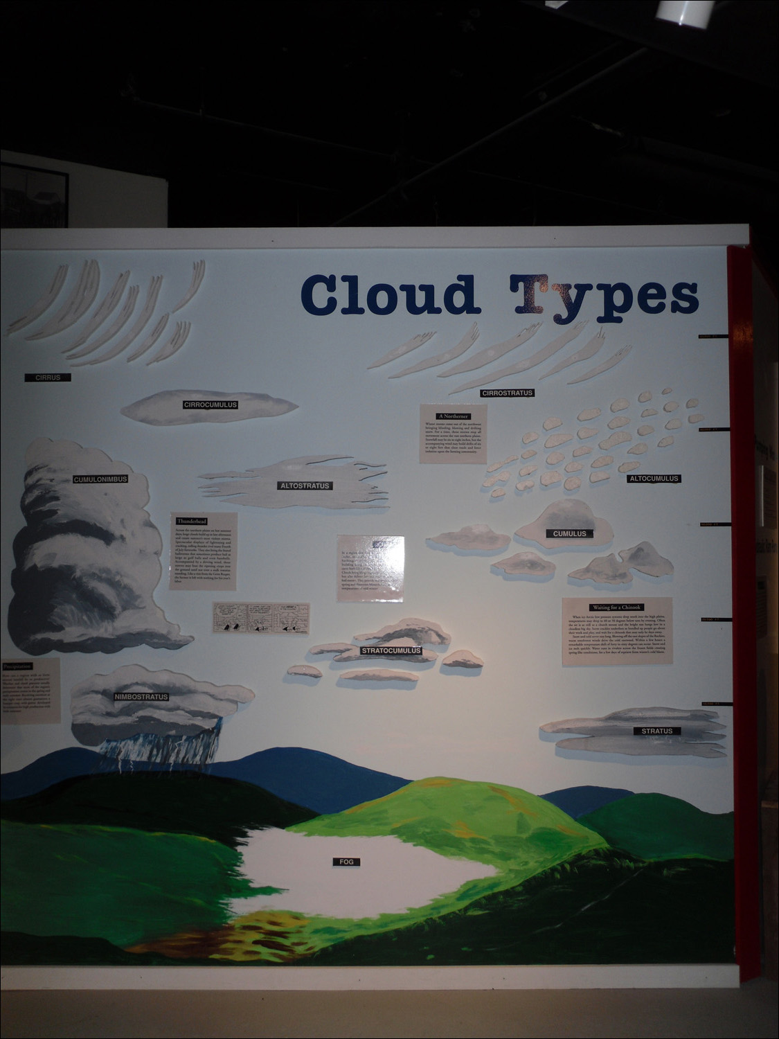 Fort Benton, MT Agriculture Museum-cloud types